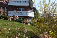 Aussenansicht Westen mit Terrasse